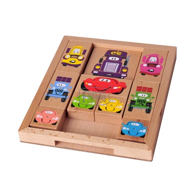 Educational wooden wood puzzles for kids custom